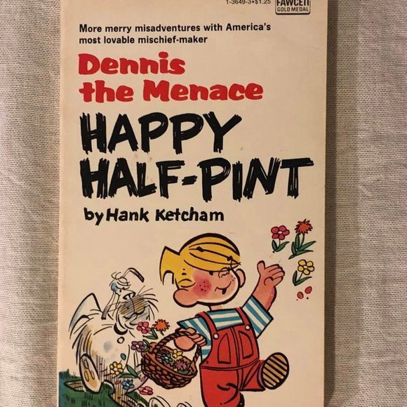 Vintage Dennis The Menace Paperback Books Set Of 3 - Picture 5 of 10